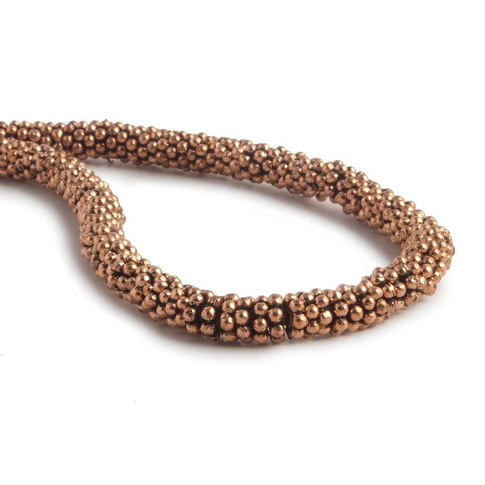 4.5mm Copper Daisy Spacer Beads 8 inch 162 pieces - The Bead Traders