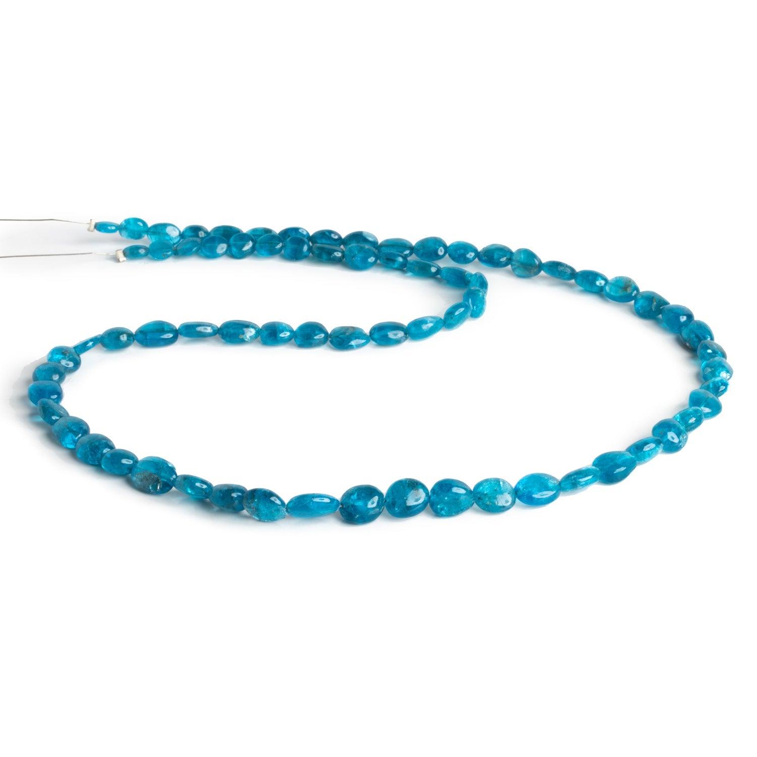 5-7mm Neon Apatite Plain Nuggets 18 inch 63 beads - The Bead Traders