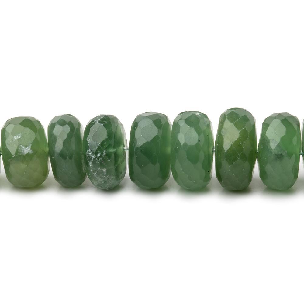 5-9mm Serpentine Faceted Rondelles 16 inch 93 Beads - The Bead Traders