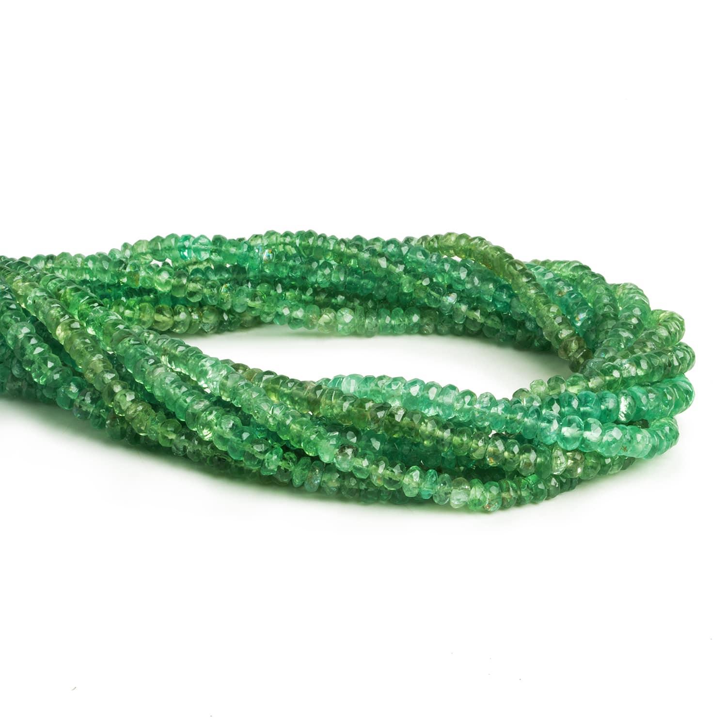 5mm Fluorite Faceted Rondelles 13 inch 150 beads - The Bead Traders