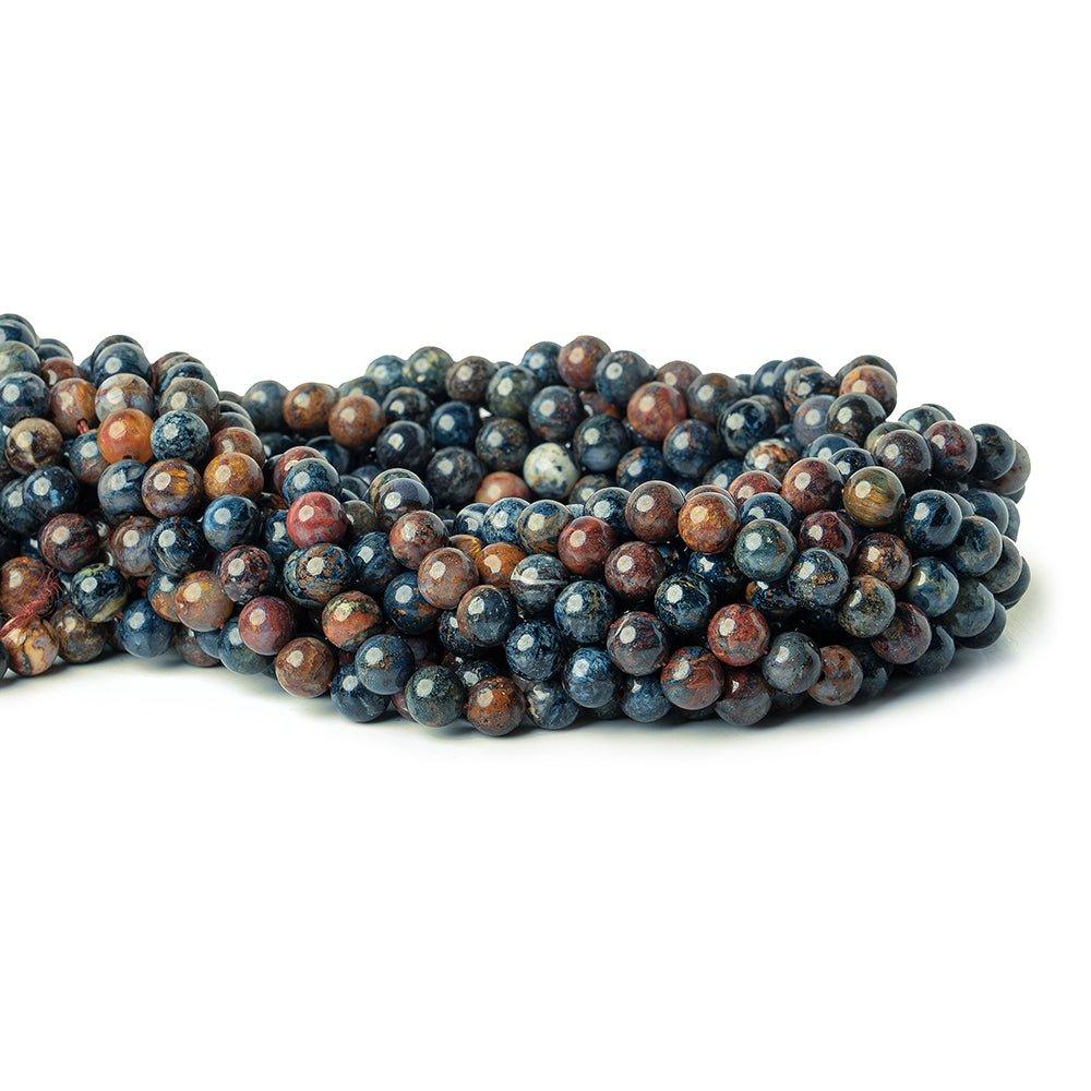 6.5mm Pietersite plain rounds 15.5 inch 62 beads - The Bead Traders
