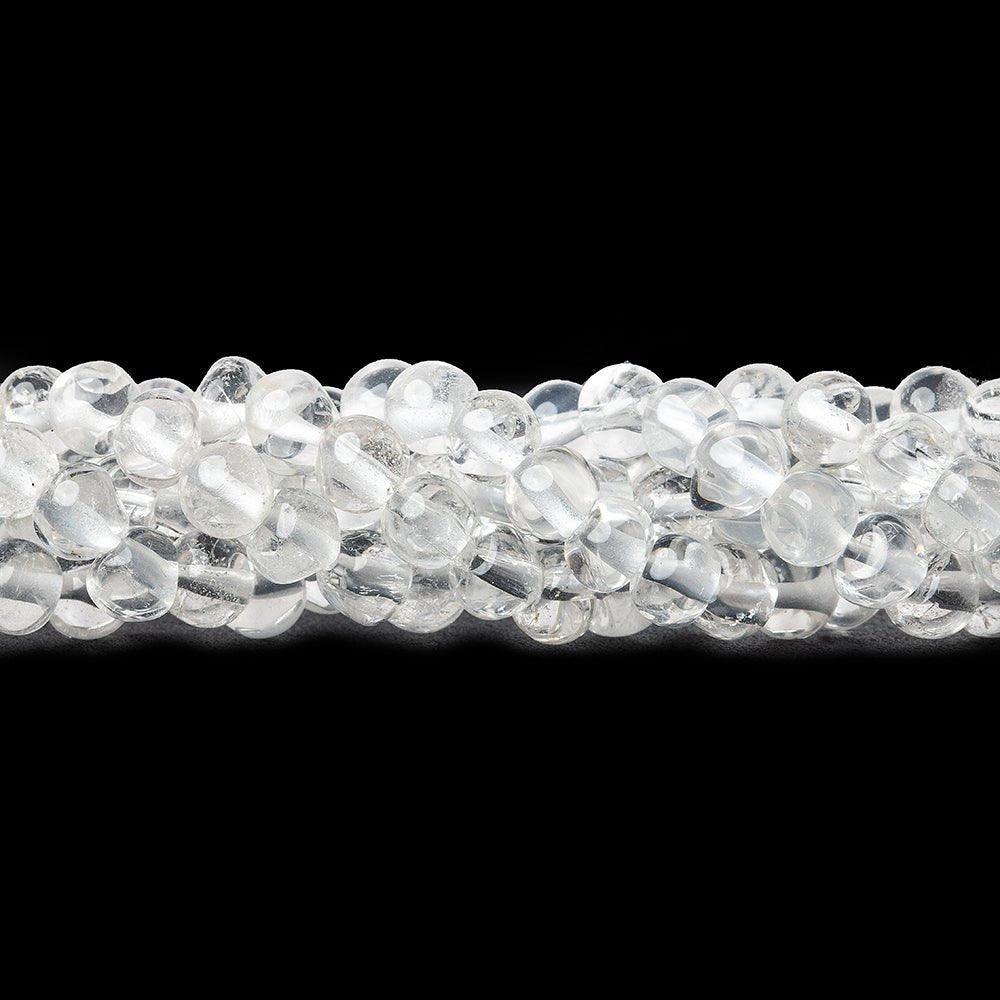 6mm Crystal Quartz Plain Round Beads 14 inch - The Bead Traders