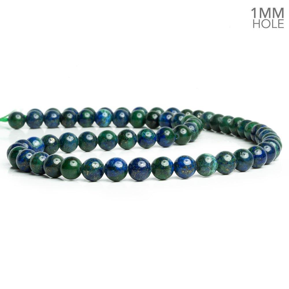 6mm Multi Gemstone Plain Round Beads 15 inch 64 pieces - The Bead Traders