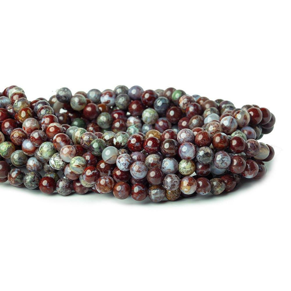 6mm Pietersite Plain Round 1mm drill hole beads 15.5inch 65 pieces - The Bead Traders
