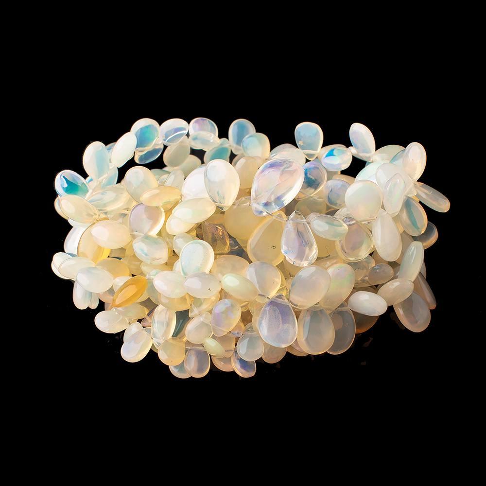 6x4-11x7mm Ethiopian Opal plain pears 17 inch 135 beads - The Bead Traders