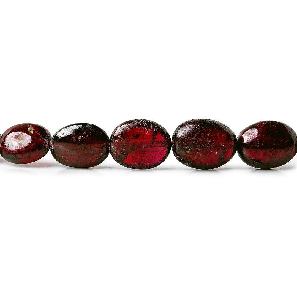 6x5-9x7mm Rhodolite Garnet plain ovals 15 inch 50 beads - The Bead Traders