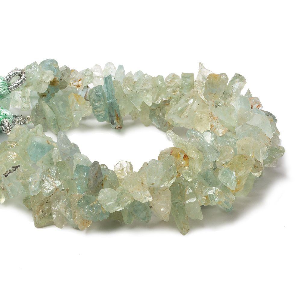 7x4-11x6mm Multi Beryl natural crystal chip beads 8 inch 48 pieces - The Bead Traders