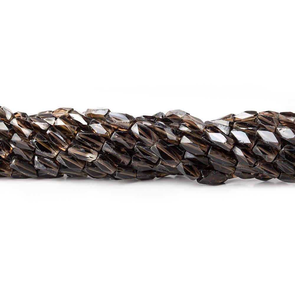 7x4-8x4mm Smoky Quartz Faceted Rectangle Beads 13 inch - The Bead Traders