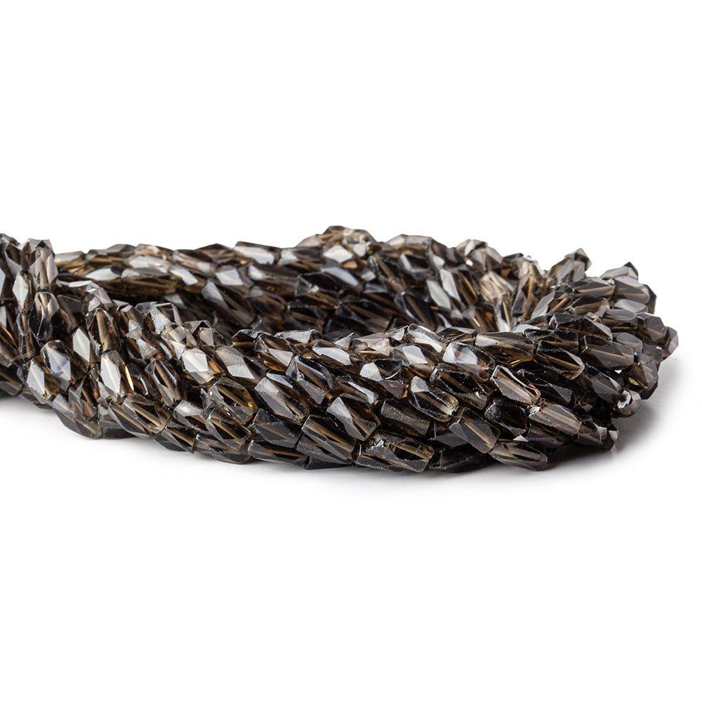 7x4-8x4mm Smoky Quartz Faceted Rectangle Beads 13 inch - The Bead Traders
