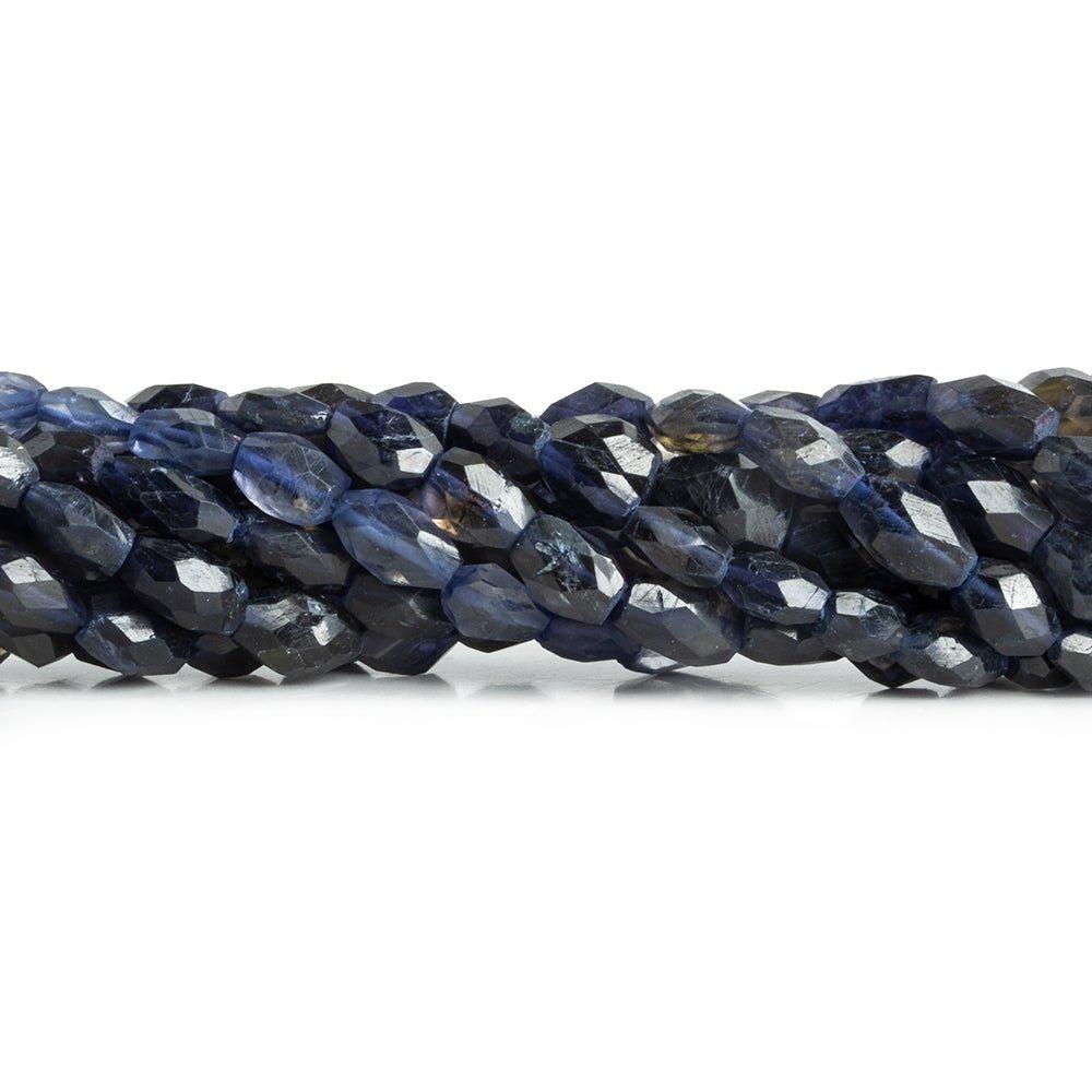 7x5mm-10x6mm Iolite Faceted Oval Beads 14 inch 50 pieces - The Bead Traders