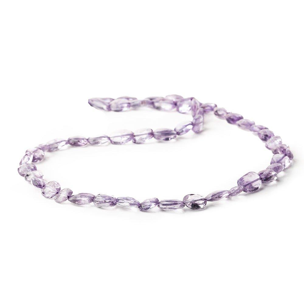 7x5mm Amethyst Faceted Ovals Beads 44 beads14 inch - The Bead Traders