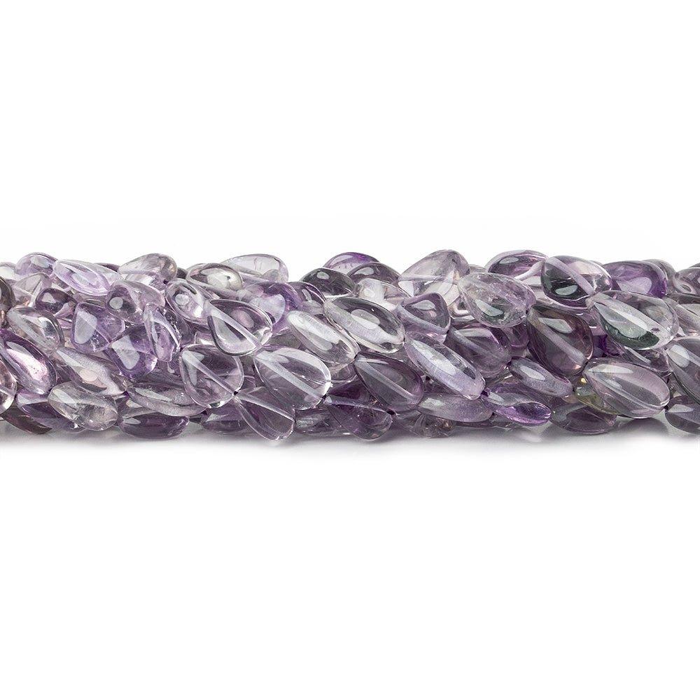 8-12mm Amethyst Plain Pear Beads 13 inches 30 pieces - The Bead Traders