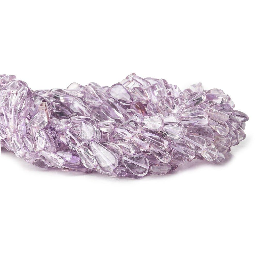 8-12mm Amethyst Plain Pear Beads 13 inches 37 pieces - The Bead Traders