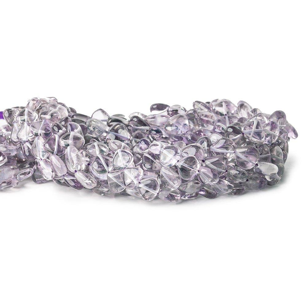 8-14mm Amethyst Plain Heart Beads 13 inches 37 pieces - The Bead Traders