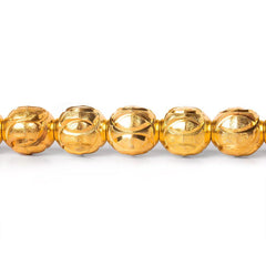 22kt Gold Plated Brass Beads