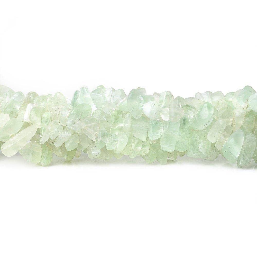 8mm Mint Green Fluorite Chip Beads, 34 inch - The Bead Traders