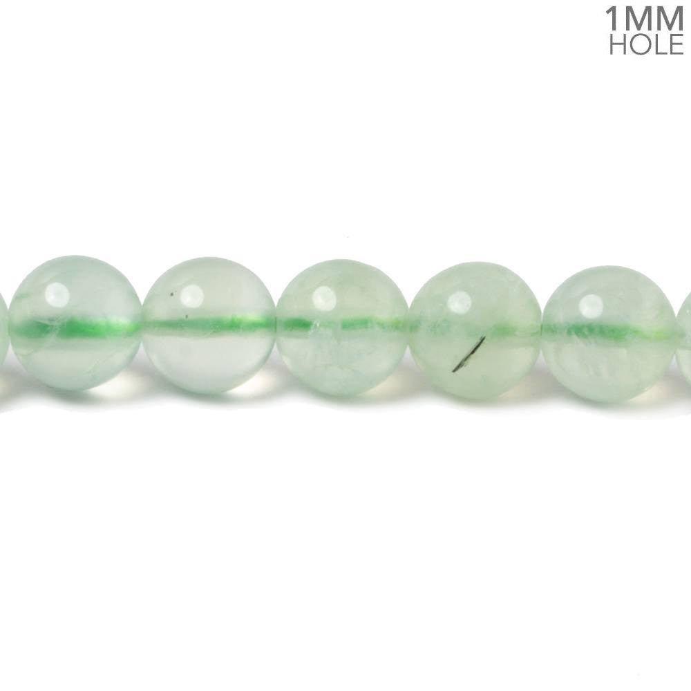 8mm Prehnite plain round beads 15 inches 51 pieces - The Bead Traders