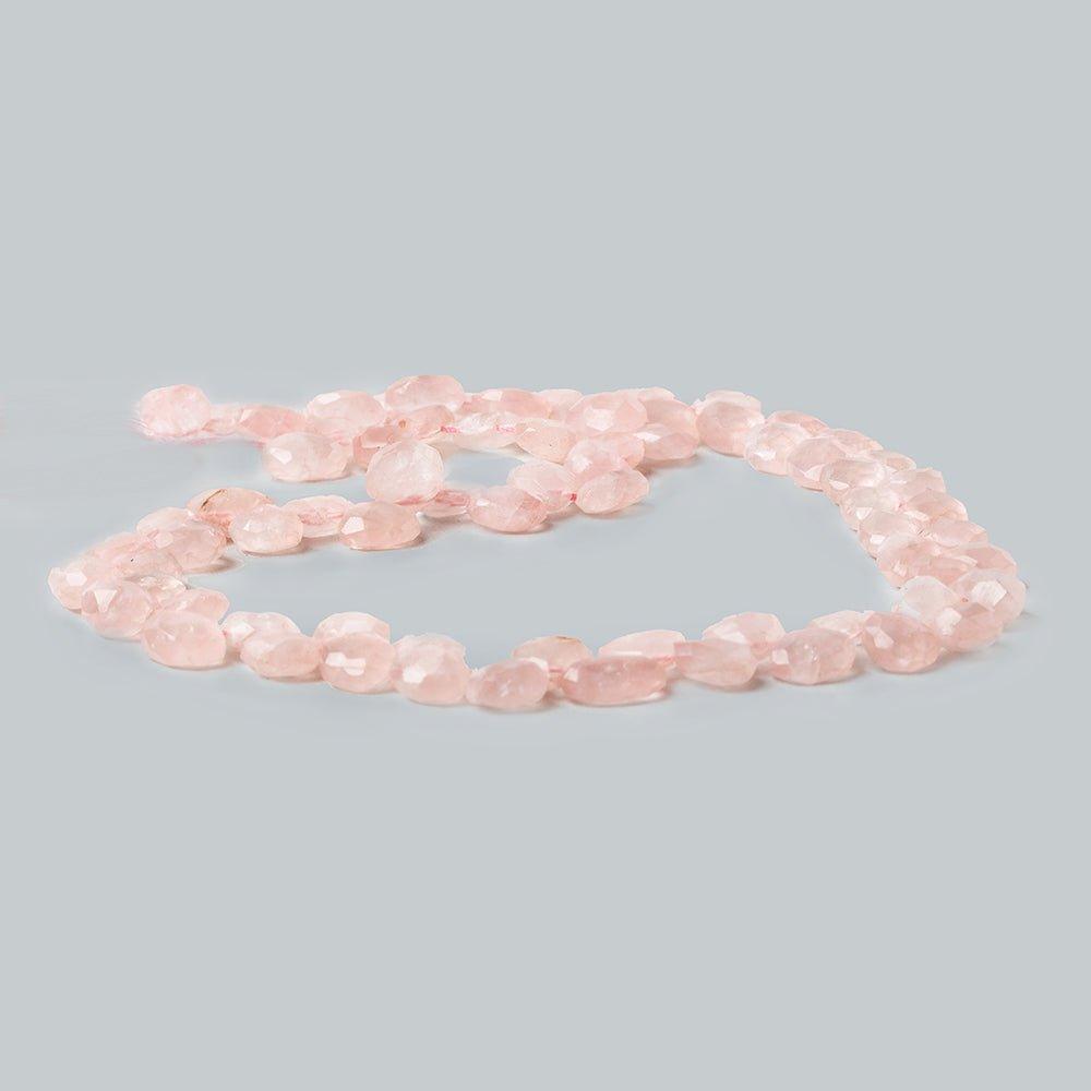 8mm Rose Quartz Faceted Heart Beads, 14 inch - The Bead Traders