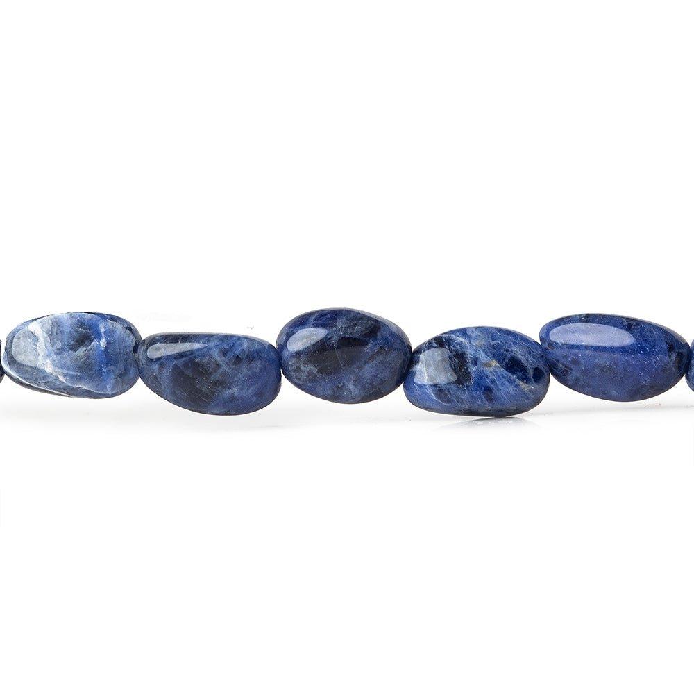 8mm Sodalite Plain Potato Beads, 15 inch - The Bead Traders
