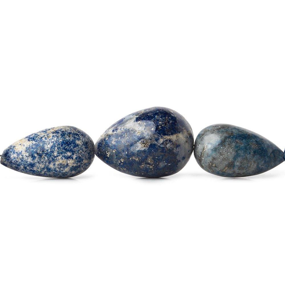 8x5-20x14mm Lapis Lazuli plain teardrops 17.5 inch 36 beads - The Bead Traders