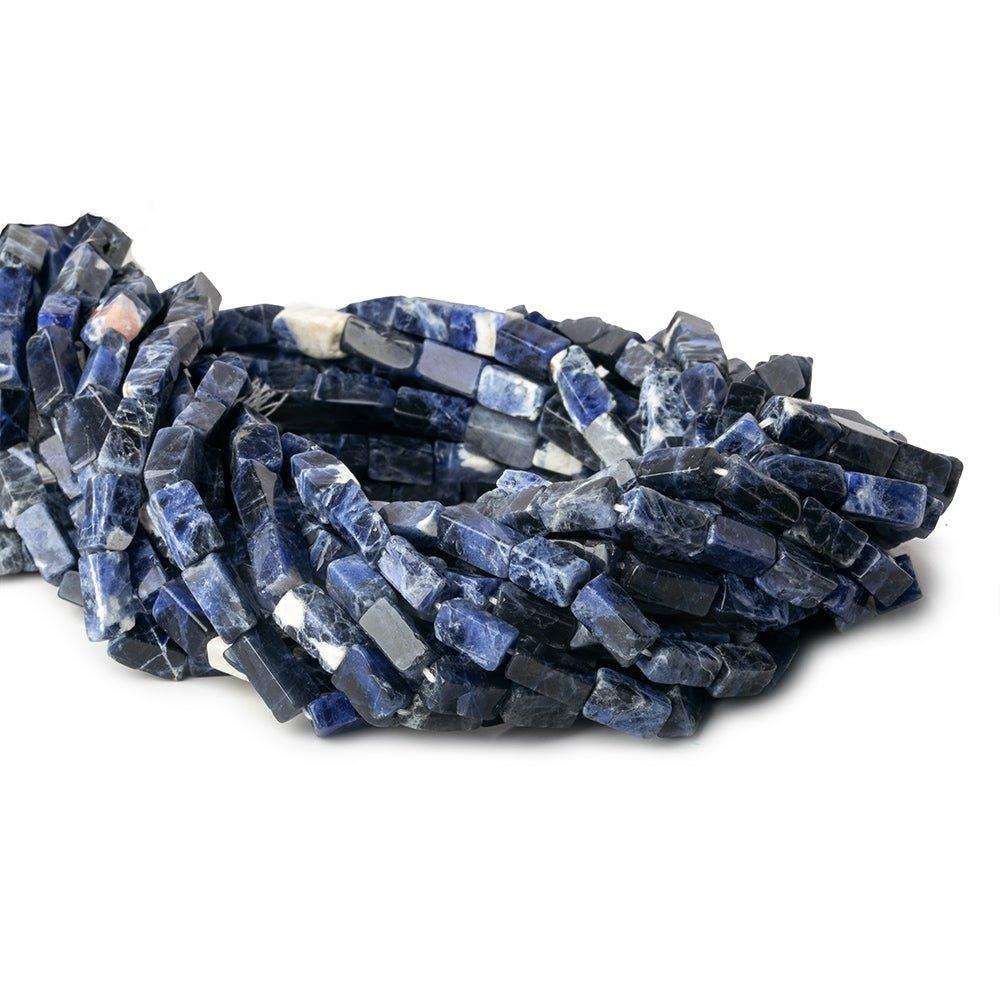 9-10mmSodalite Plain Rectangles 14 inches - The Bead Traders