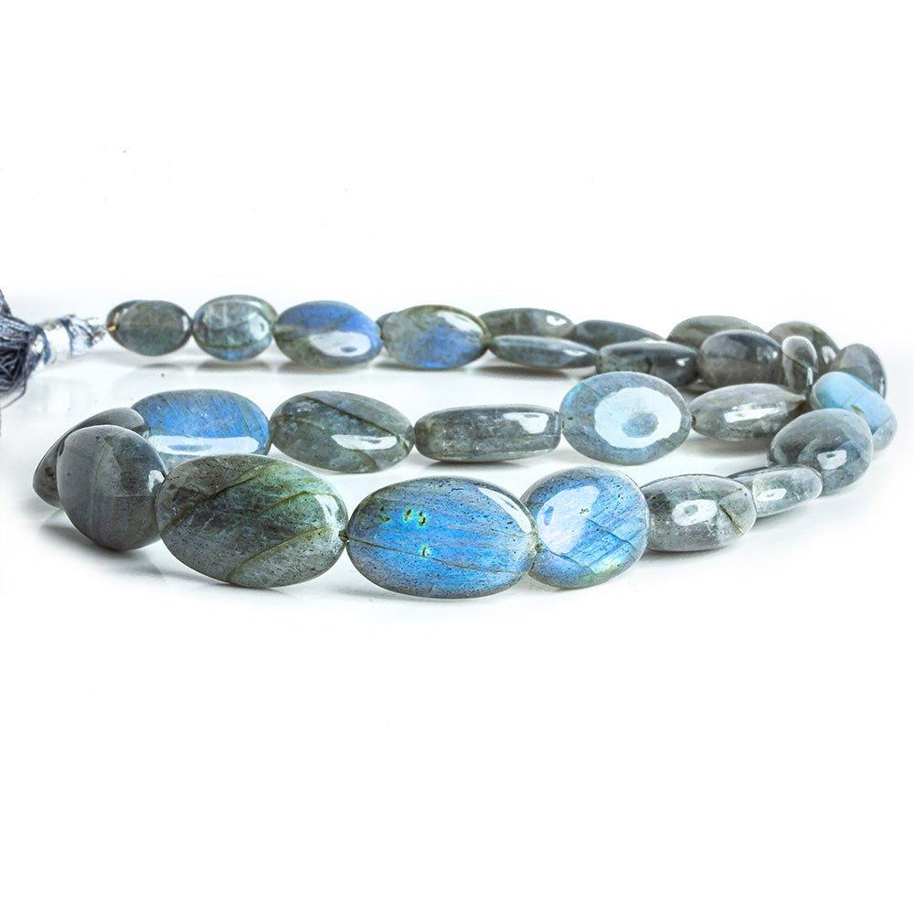 9-18mm Labradorite Plain Nugget Beads 17 inch 28 pieces - The Bead Traders
