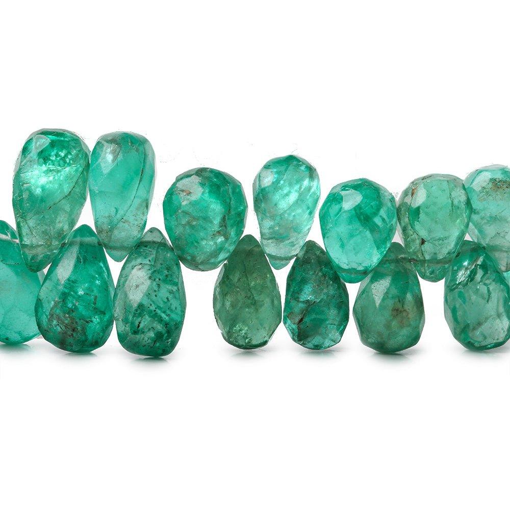 9mm Apatite Faceted Teardrops Beads, 16 inch - The Bead Traders