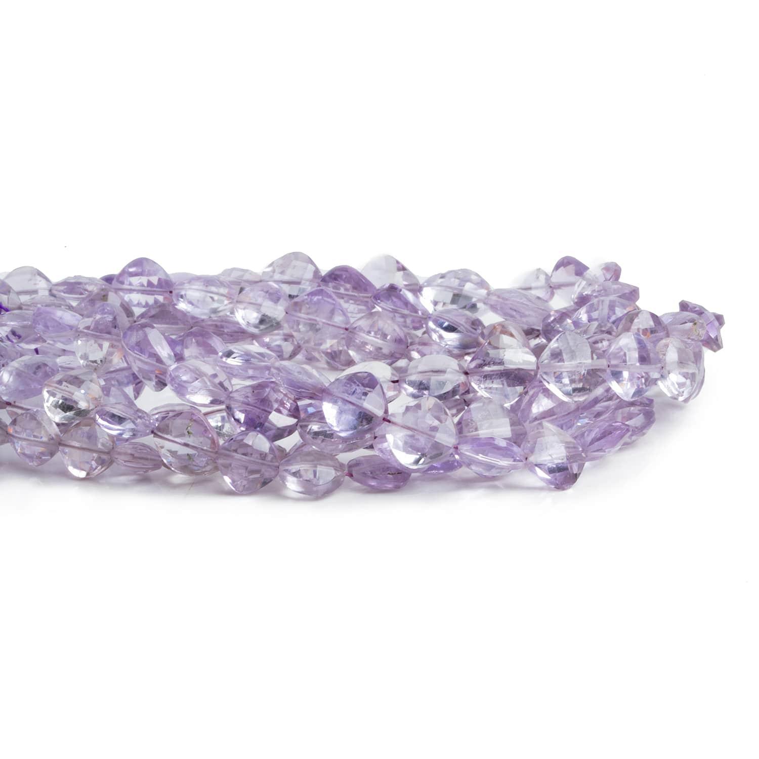 Amethyst Faceted Pillows 8 inch 28 beads - The Bead Traders