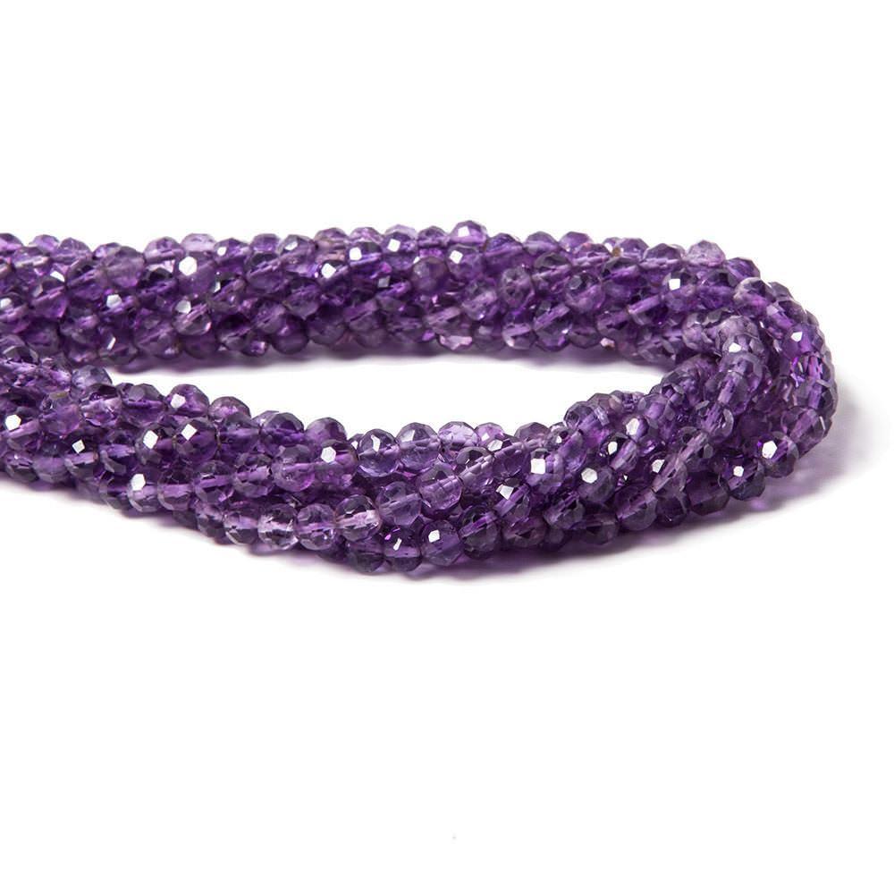Amethyst Faceted Rounds Beads 14 inch 97 beads - The Bead Traders