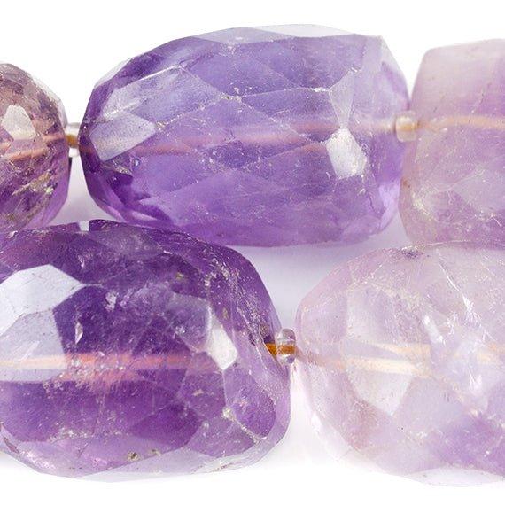 Ametrine Faceted Nugget Beads 15 inch 15 pieces - The Bead Traders