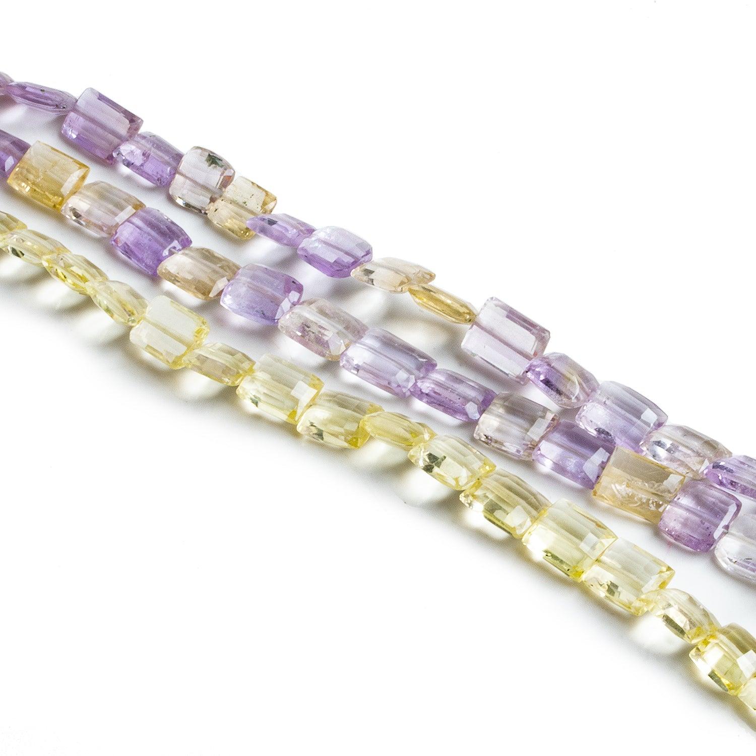 Ametrine Faceted Rectangles - Lot of 3 - The Bead Traders
