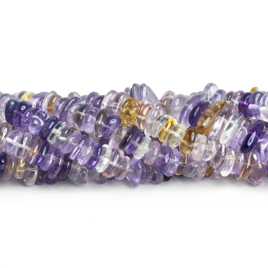 Ametrine Long Chips 7.5 inch 55 beads - The Bead Traders