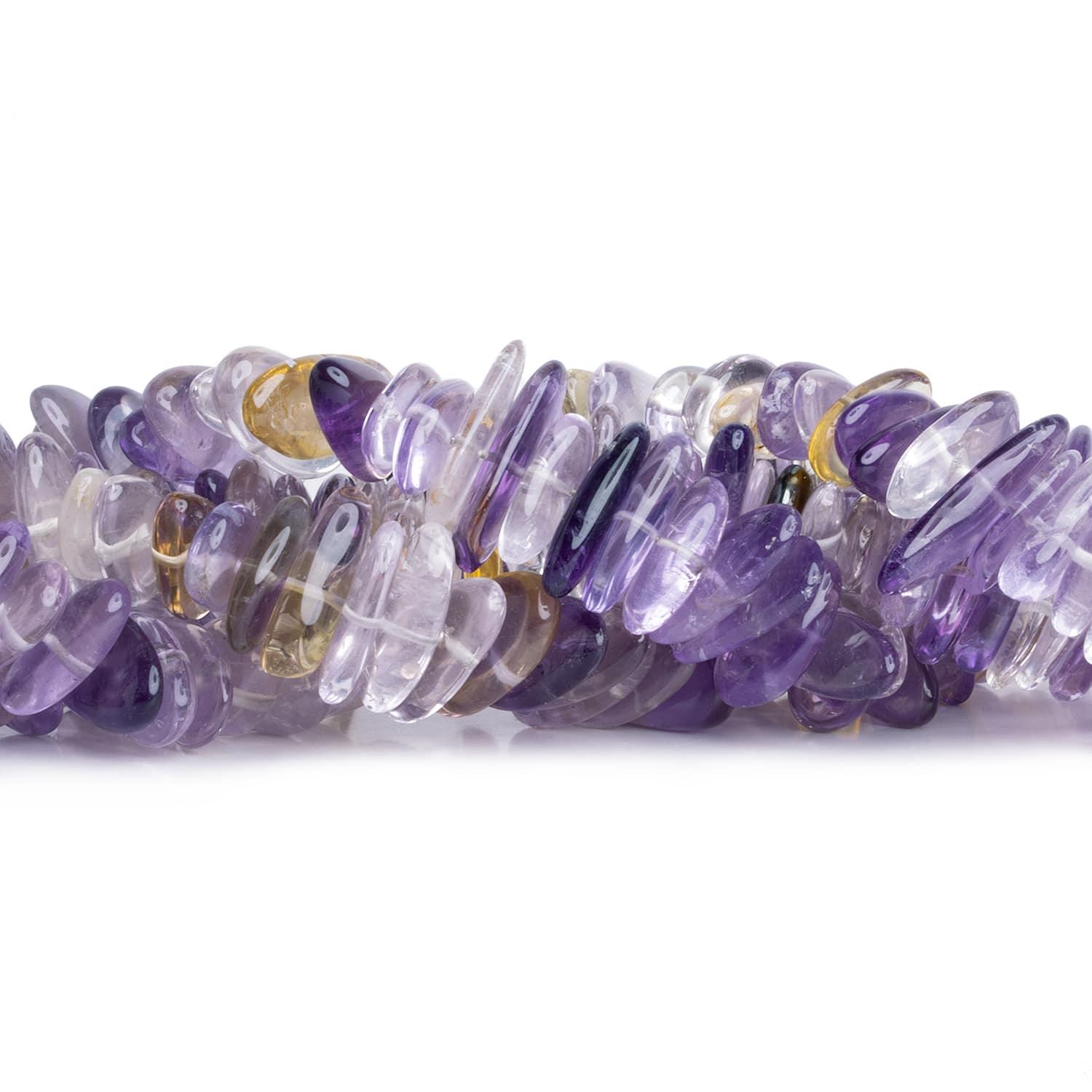 Ametrine Long Chips 7.5 inch 55 beads (Large) - The Bead Traders