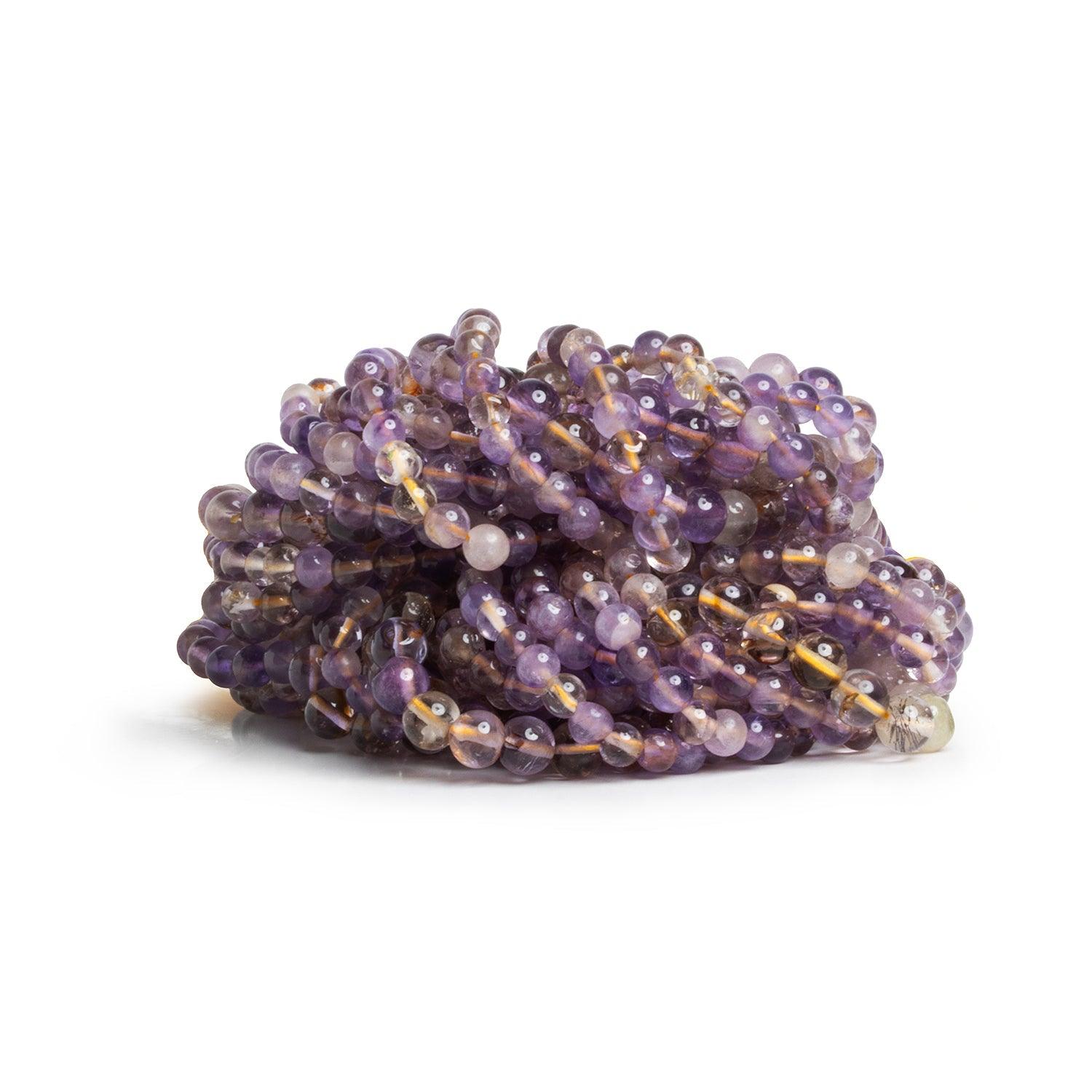 Ametrine Plain Rounds - Lot of 14 - The Bead Traders