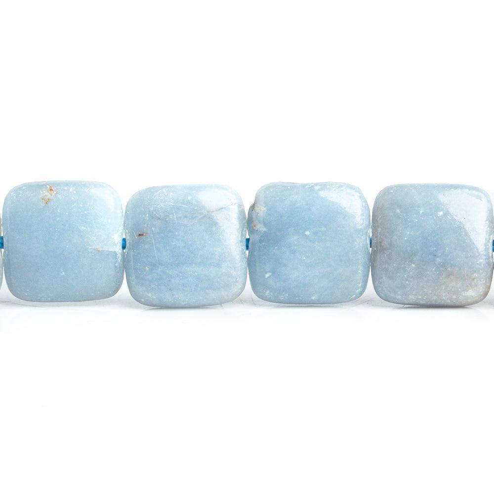 Angelite Plain Square Beads 15 inch 40 pieces - The Bead Traders