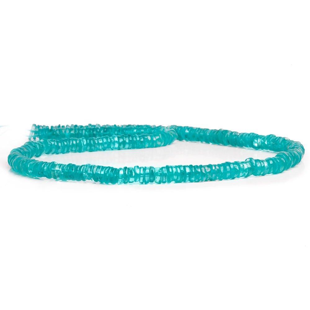 Apatite Plain Heishi Beads 16 inch 260 pieces - The Bead Traders