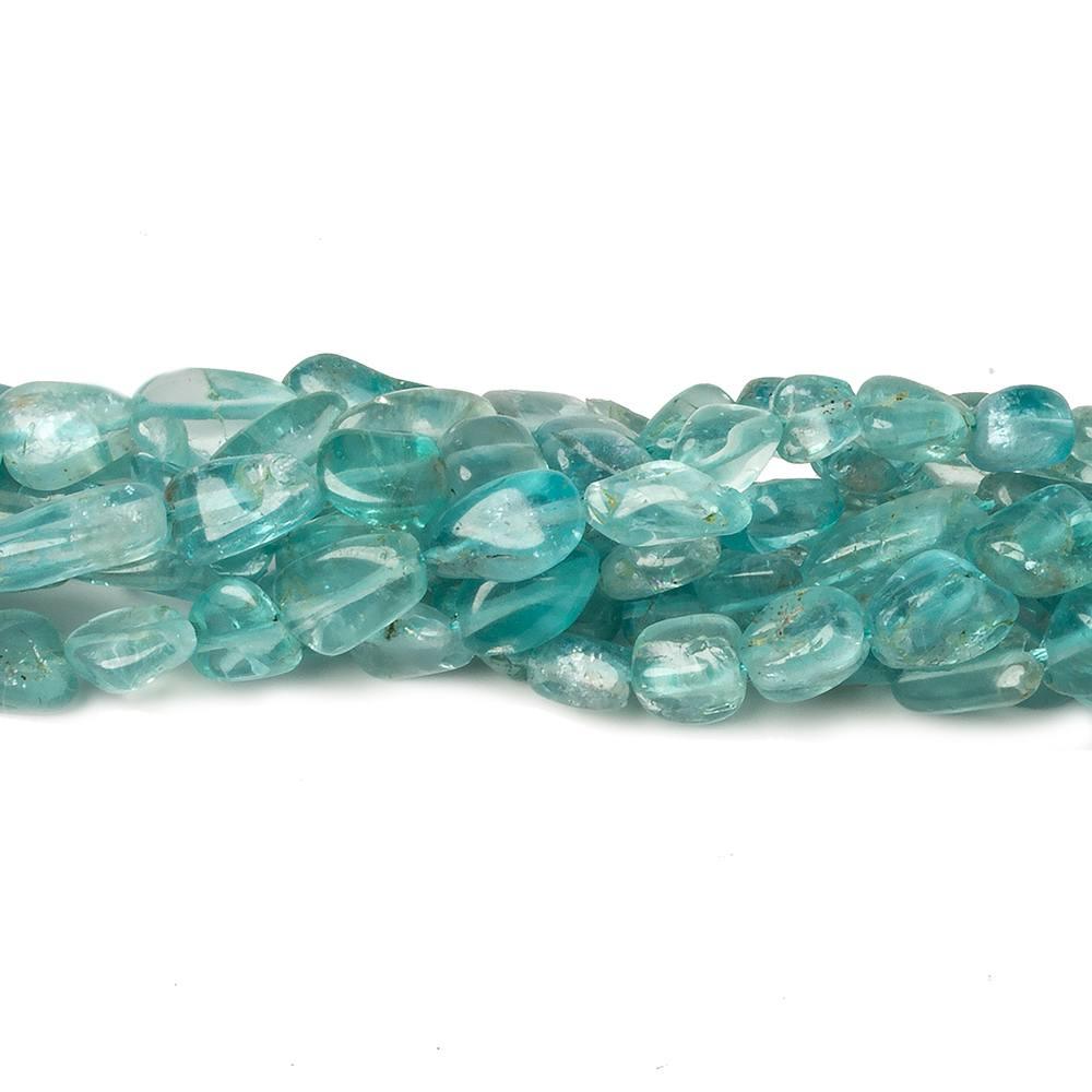Apatite Plain Nugget Beads 13 inches 44 pieces - The Bead Traders