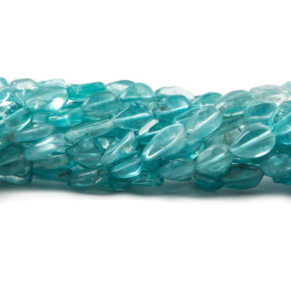 Apatite Plain Pear Beads 13 inches 51 pieces - The Bead Traders