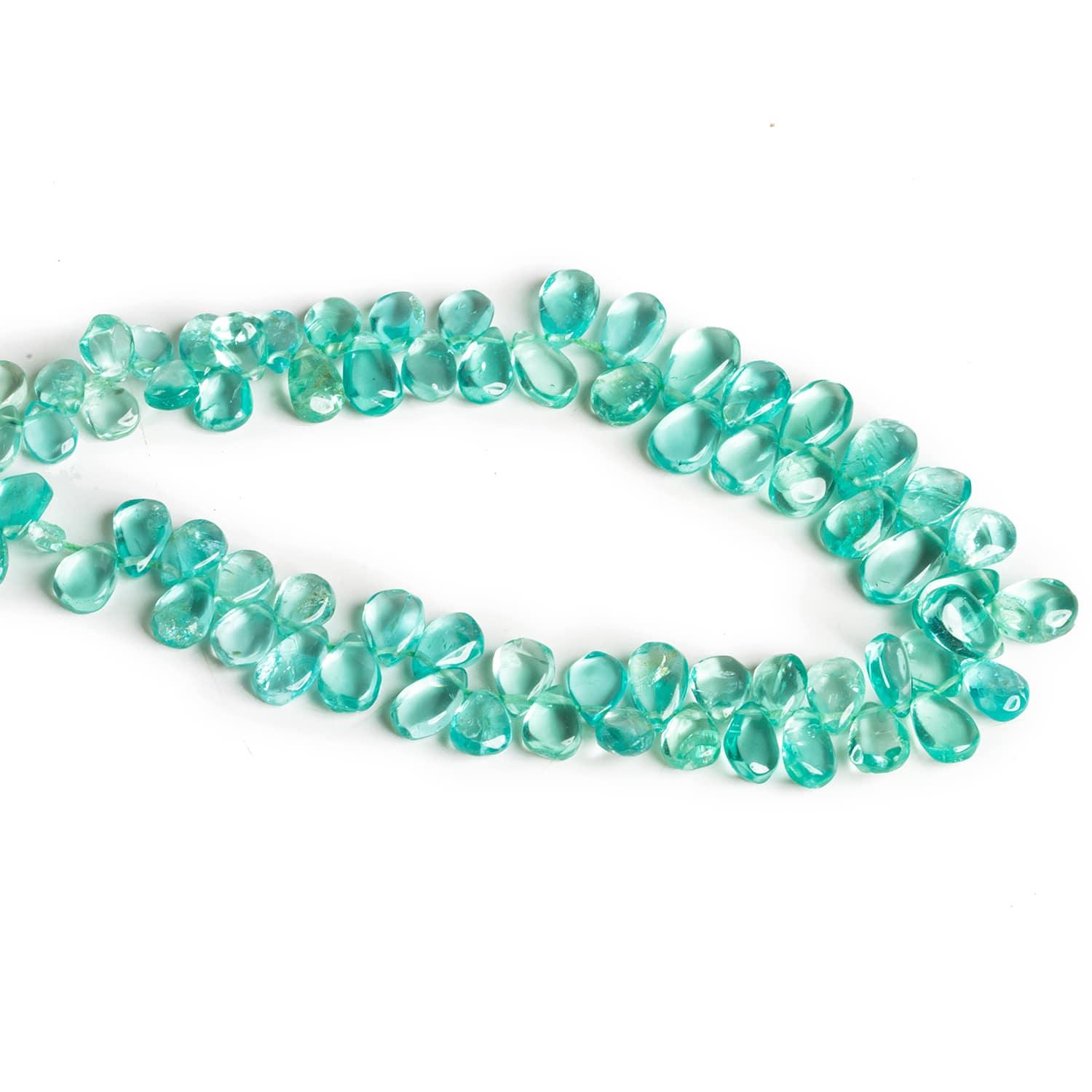 Apatite Plain Pears 9 inch 70 beads - The Bead Traders