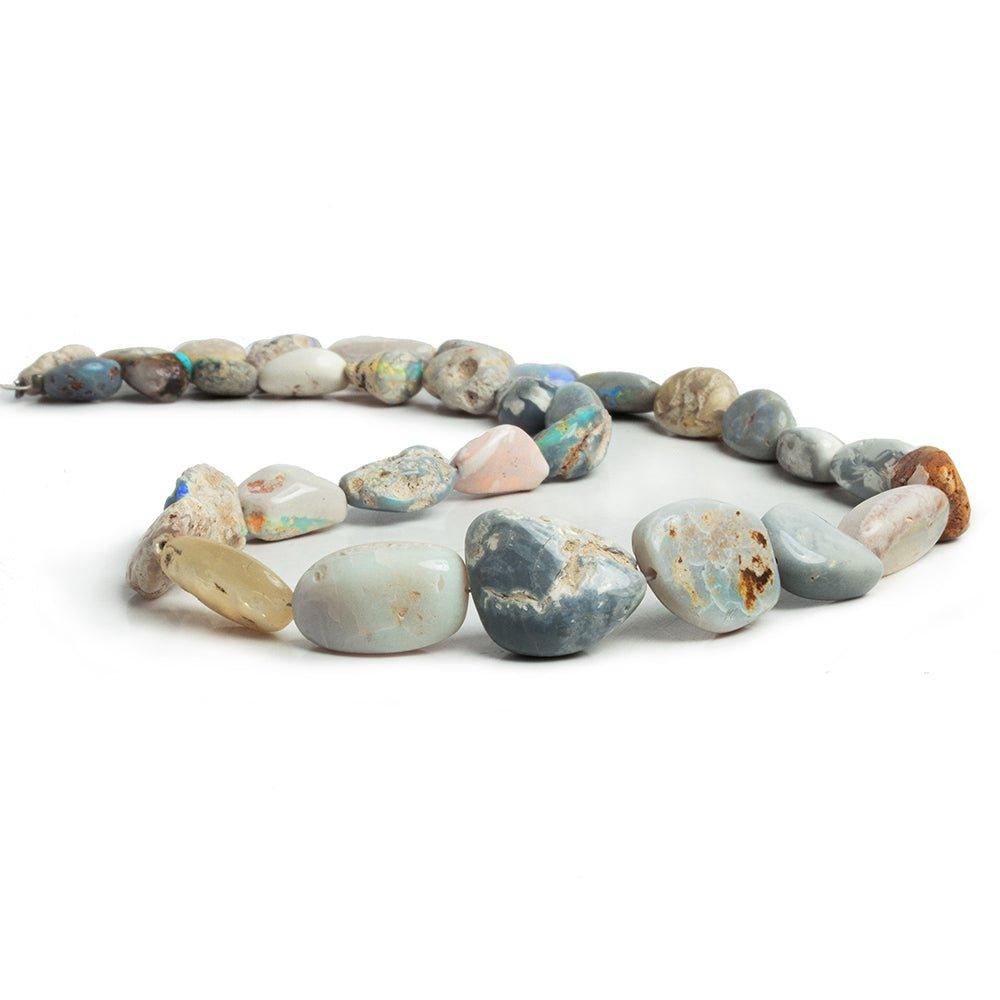 Australian Opal Plain Nugget Beads 17 inch 28 pieces - The Bead Traders