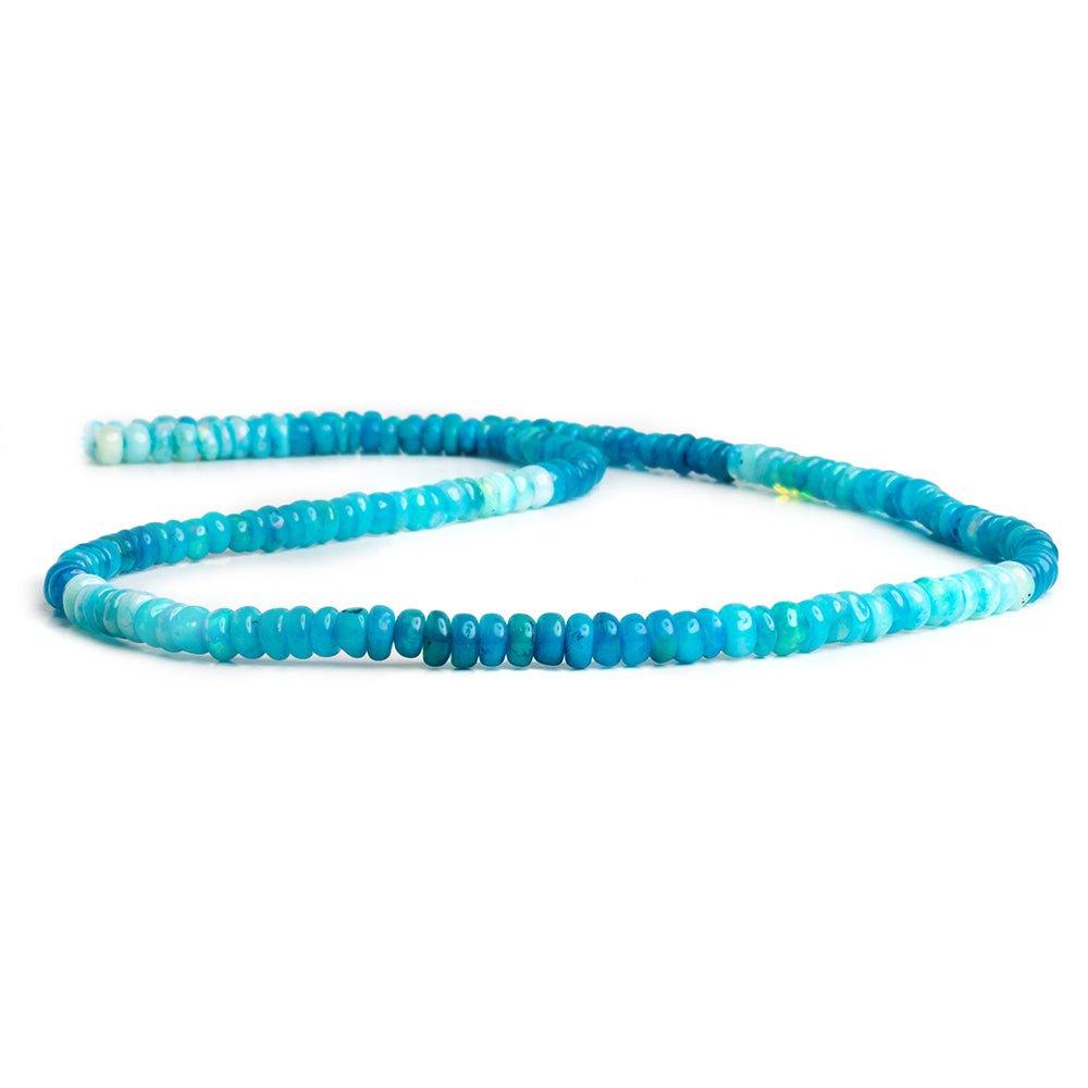 Blue Ethiopian Opal Beads 16 inch 185 pieces - The Bead Traders