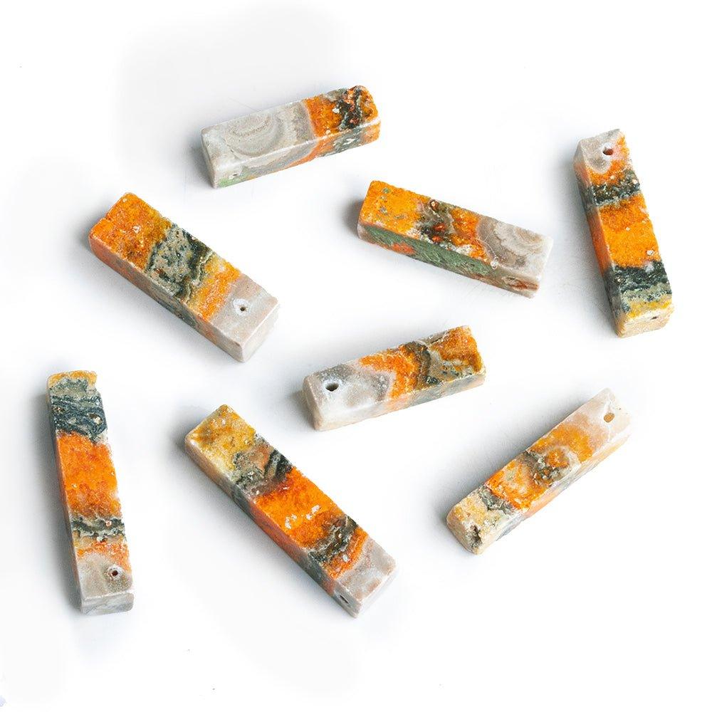 Bumblebee Jasper Rectangle Pendant 1 Piece - The Bead Traders