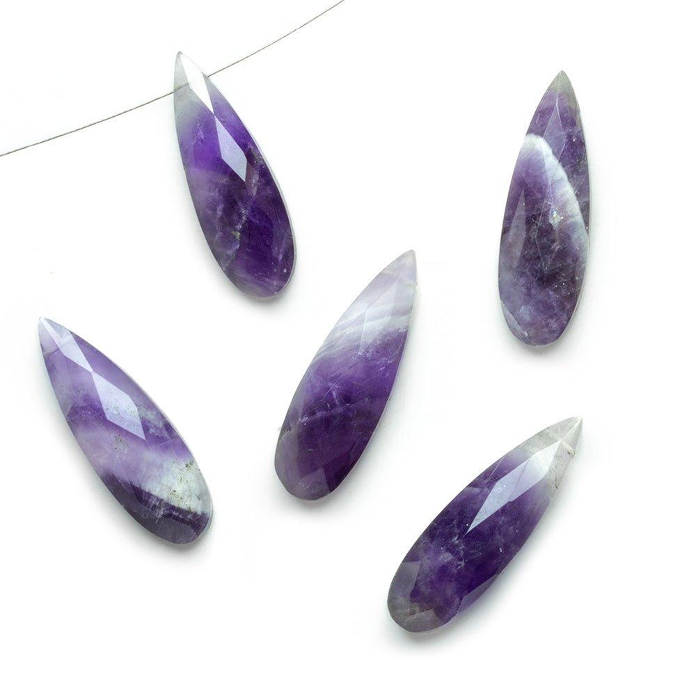 Cape Amethyst Faceted Pear Focal Beads 1 Piece - The Bead Traders
