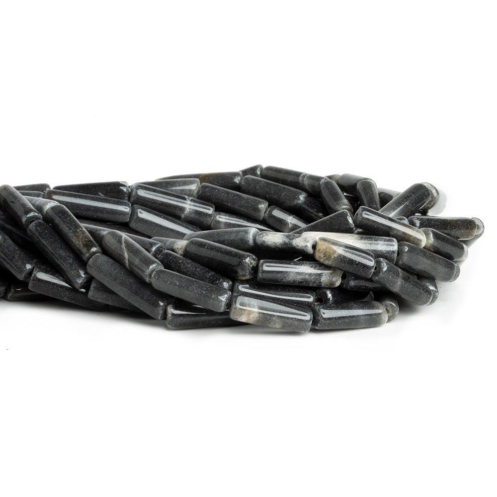 Celestial Quartz Plain Tube Beads 14 inch 21 pieces - The Bead Traders