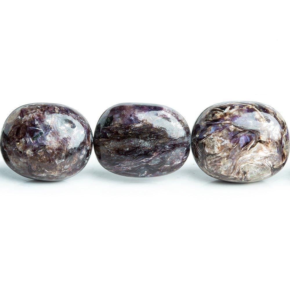 Charoite Plain Nugget Beads 18 inch 23 pieces - The Bead Traders