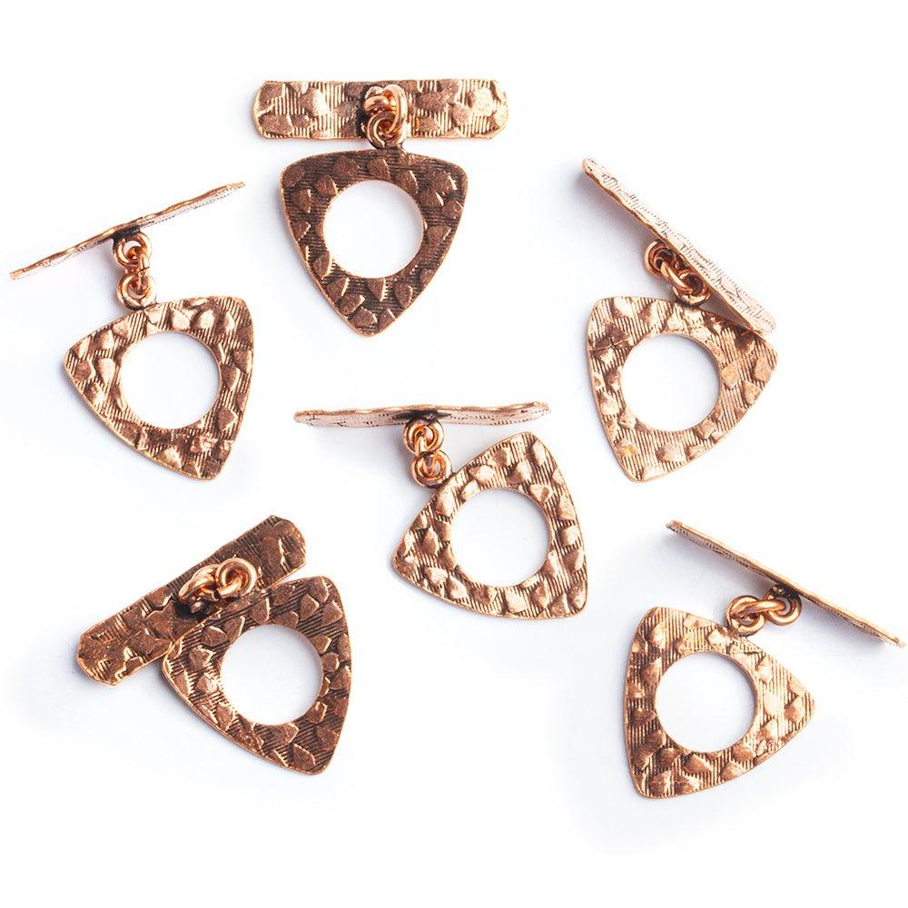 Copper Trillion Toggles Set of 6 - The Bead Traders