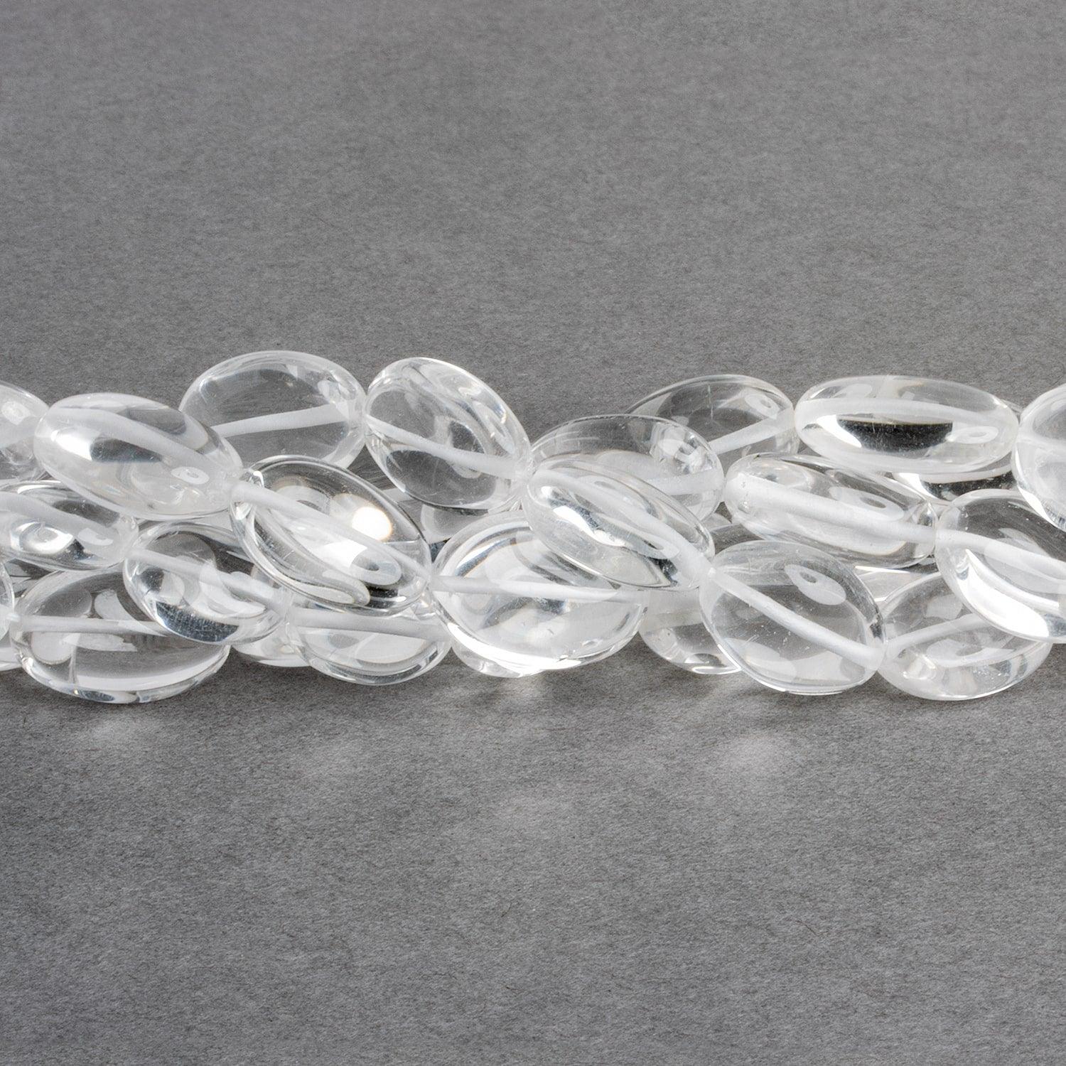 Crystal Quartz Plain Nugget Beads 14 inch 22 pieces - The Bead Traders