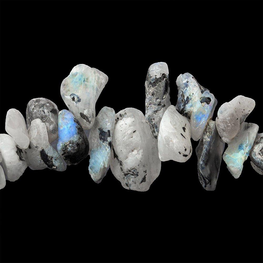 Dalmation Rainbow Moonstone Tumbled Natural Crystal Beads- Lot of 3 strands - The Bead Traders