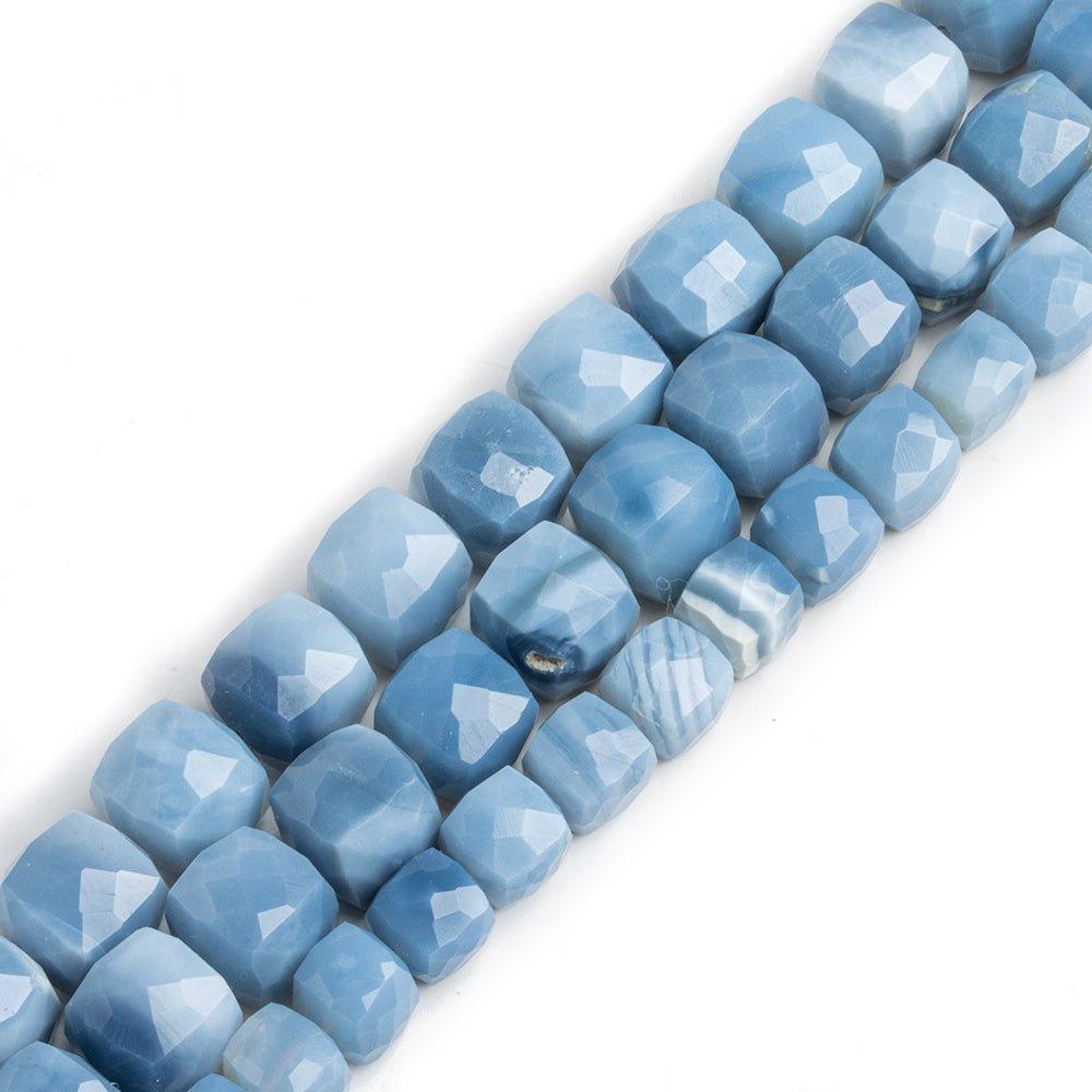 Denim Blue Opal Cubes - Lot of 3 - The Bead Traders