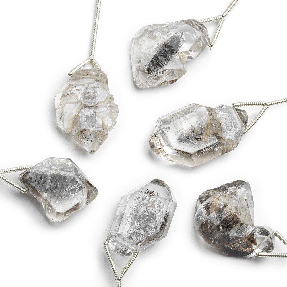 Double Terminated Quartz Natural Crystal Focal Bead 1 Piece - The Bead Traders